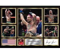 Sean O'Malley Signed Autograph Photograph Display - Perfect for MMA Fans, A2 Poster + Black Frame - Limited Edition Autograph Fan Gift - Collectible Memorabilia Merchandise