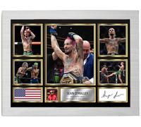 Sean O'Malley Signed Autograph Photograph Display - Perfect for MMA Fans, A2 Poster + White Frame - Limited Edition Autograph Fan Gift - Collectible Memorabilia Merchandise