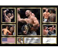 Sean Strickland Signed Autograph Photograph Display - Perfect for MMA Fans, A4 Poster Print (297x210mm) - Limited Edition Autograph Fan Gift - Collectible Memorabilia Merchandise