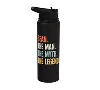 Sean The Best, Man Myth Legend, Funny Best Name Sean Stainless Steel Insulated Water Bottle
