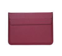 Seanai 13-13.6 Inch Laptop Sleeve, PU Leather Envelope Case with Stand Function, Soft Plush Lining, Compatible with MacBook Neo 13 A18 Pro Air 13 Pro 13 M5 M4 M3 M2 M1, for HP Dell Notebook, Wine Red