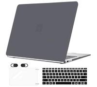 Seanai Case Compatible with Model 2095 Microsoft Surface Laptop 13 inch Windows11 Copilot+PC+Touchscreen 2025, Ultra-Light Frosted Plastic Hard Shell Case with Keyboard Cover Screen Film, Matte Black