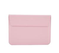 Seanai Protective Slim Portable Laptop Sleeve 13-13.6 Inch PU Leather Case with Stand Function, for MacBook Neo 13 A18 Pro A3404 Air 13.6 Pro 13 M5 A3449 M4 M3 M2 M1, HP Dell Microsoft Notebook, Pink