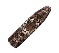 SEANATIVE Animal Tiger Print Ironing Board Cover 54" x 15" Iron Board Cover with Thick Padding Fits Standard Size Heat Reflective Iron Pad for Table Top