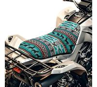 SEANATIVE ATV Cover four Wheeler Accessories Powersports Seat Cover Motorcycle Cushion Pad Breathable Padded Protector Water-resistant for Most ATV, Aztec Horse Dreamcatcher