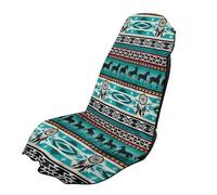 SEANATIVE Aztec Horse Dreamcatcher Beach Sweat Towel Seat Cover, Premium Car Seat Towel Protector for Trucks SUV Jeep, Universal Seat Covers for Post Gym Workout, Running, Swimming, Beach