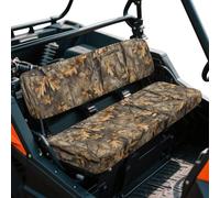 SEANATIVE Camo Hunting Print UTV Non-Slip Bench Seat Covers Set Anti-Scratch Full Protection Four Wheeler Accessories Compatible with Kawasaki Mule 3000 3010 3020 4000 4010 2001-2023 2025,2 Pcs