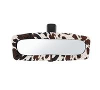 SEANATIVE Car Accessories for Women, Brown Cow Print, Rear View Mirror, Car Interior, Rear View, Side Mirror Protection Cover