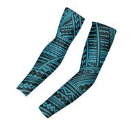 SEANATIVE Classic Arm Sleeves-Traditional Polynesian Tribal Design Sleeves for Women Men Youth Kids Sports Compression Arm Cover-XL