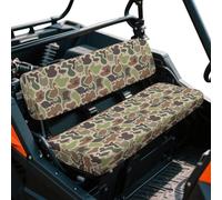SEANATIVE Duck Camo UTV Seat Covers Compatible with Kawasaki Mule 3010 Diesel 4x4 2008 2007 2006 2005 2004 2003, Outdoor Non-Slip Bench Seat Cover Set Heavy Duty UTV Seat Cover