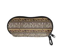 SEANATIVE Eyeglasses Case Waterproof Animal Skin Leopard Pattern Spectacle Storage Case Anti-Scratch Women Sunglasses Protector Box
