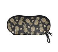 SEANATIVE Glasses Case Hanging Hook Pineapple Pattern Eyeglasses Box Ultra Light Unisex Sunglasses Pouch Holder