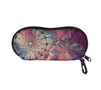 SEANATIVE Hard Shell Glasses Colorful Dream Catcher Design Portable Zipper Sunglasses Carry Bag for Women Men Travel