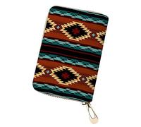 SEANATIVE Multicard Slots Slim Purse Vintage Aztec Tribal Storage Clutch Coin Money Storage RFID Blocking Clip