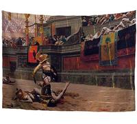 SEANATIVE Series Jean-Léon Gérôme,Pollice Verso 1874.Classic Art Tapestry Wall Hanging Modern Tapestry for Home Decor L