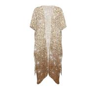 SEANATIVE Women's Chiffon Kimono Cardigan Cover Up Summer Sexy Sheer Beachwear Swimsuit Bikini Plus Size Swimsuit Cover Up