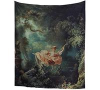 SEANATIVE World Classic Art Masterpiece Tapestry Series Jean Honore Fragonard The Swing. Classical Art Tapestry Antique Vintage Collection Home Decor XL