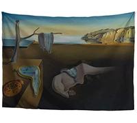 SEANATIVE World Classic Art Masterpiece Tapestry Series Salvador Dalí The Persistence of Memory 1932.Classical Art Tapestry M