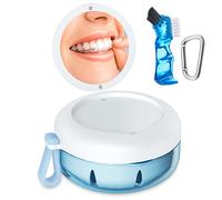 SEANCHEER | Dental Box | Orthodontics | Denture | Dental Appliance | Invisalign | Invisalign Case | Blue