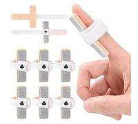 seaNpem Finger Splints, 6 Pack Trigger & Broken Finger Splints with EVA Foam, Finger Brace for Arthritis, Injured, Mallet Finger, Fits Middle, Index, Ring, Pinky Fingers