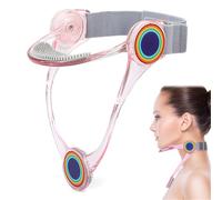 seaNpem Neck Brace, Neck Collar wtih 360°Adjustable Soft Chin Support, Cervical Collar for Forward Head Posture Correction and Cervical Spine Supports, Neck Brace for Neck Pain and Support (Pink)