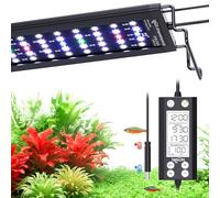 SEAOURA WRGB DIY Aquarium LED Light with Thermometer for 45-60cm Fish Tank