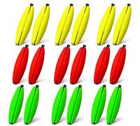 SEAOWL-Peg-Float-Slotted,Fishing-Foam-Cigar-Floats (L-2.5", 2.5" mix-18pcs)