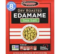 Seapoint Farms, Dry Roasted Edamame, Lightly Roasted, 8 Snack Packs, 0.79 oz (22.5 g) Each