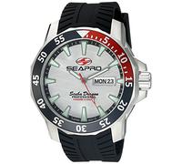 Seapro Men Analogue Quartz Watch with Silicone Strap SP8312