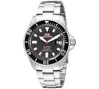 Seapro Men's SP4311 Scuba 200 Analog Display Automatic Self Wind Silver Watch, Silver/Black, Standard, Modern