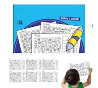 Search Activity Book | Interactive Correspondence Game for Party - Puzzle Activity for Early Education for Kindergarten Home School Travel Holiday Birthday