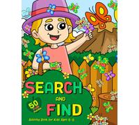 Search and Find Activity Book for Kids Ages 6-8: S ind Hidden Spring Objects and Patterns with Butterflies, Bees and Other Insects for Children