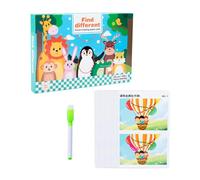 Search and Find Differences Game Logical Thinking Training Toy for Kids Boys Type B
