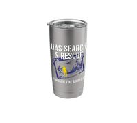 Search and Rescue Finding The Unseen Drone Operator Design Stainless Steel Insulated Tumbler