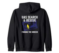 Search And Rescue Finding The Unseen Drone Operator Design Zip Hoodie