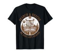 Search and Rescue No Disc Left Behind Disc Golf Basket T-Shirt