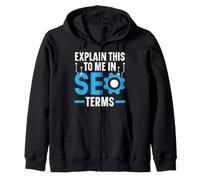 Search Engine Optimization SEO Marketing Job Internet Zip Hoodie