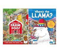 Search & Find Collection: 2-Book Set by Alex Hunter & Paul Moran (Where's the Farm Poo?, Where's the Llama?) - Paperback