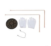 Search for Gold and Minerals with 99 9% Copper Detector Rods, Comes with Pendulum for Easy Searching (D)
