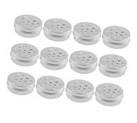 Search Practice Tins for Canine Work, 12 Pack Metal Scent Containers, Screw-Top Vent Design, Household Enrichment, Guided Lessons, Structured Routines Dog Nosework Tins Scent Work Containers Canine