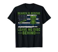 Search & Rescue Leave No Disc Behind Disc Golf T-Shirt