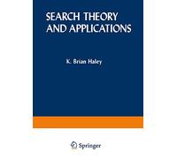 Search Theory and Applications: 8 (Nato Conference Series, 8)