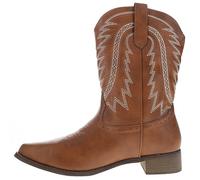 Searchers Men's Cowboy Boots, Brown, 8-9