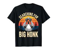 Searching for Big Honk Retro Sunset Funny Goose T-Shirt