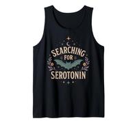 Searching for Serotonin Bat Goth Spooky Mental Health Tank Top