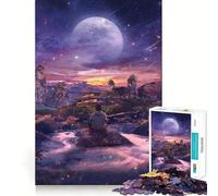 Searching For The Peace Adult Jigsaw Puzzles 1000 Pieces Brain Workout Toy Casual Relax Image Assembly Artistic Gift (50x75cm)