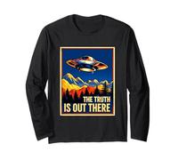 Searching for The Truth UFO Alien Flying Saucer Encounter Long Sleeve T-Shirt