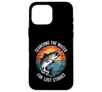 Searching The Water For Lost Stories Bass Fishing Case for iPhone 16 Pro Max