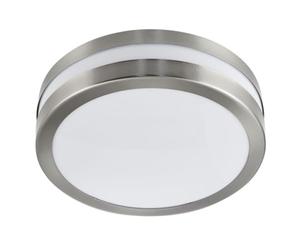 Searchlight 2641-28 Flush Round Outdoor Ceiling Light in Stainless Steel with Polycarbonate Diffuser