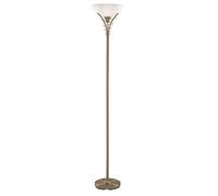 Searchlight 5222AB Linea Antique Brass Floor Lamp